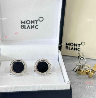 Low Price Replica Mont blanc Silver Cufflinks for Sale